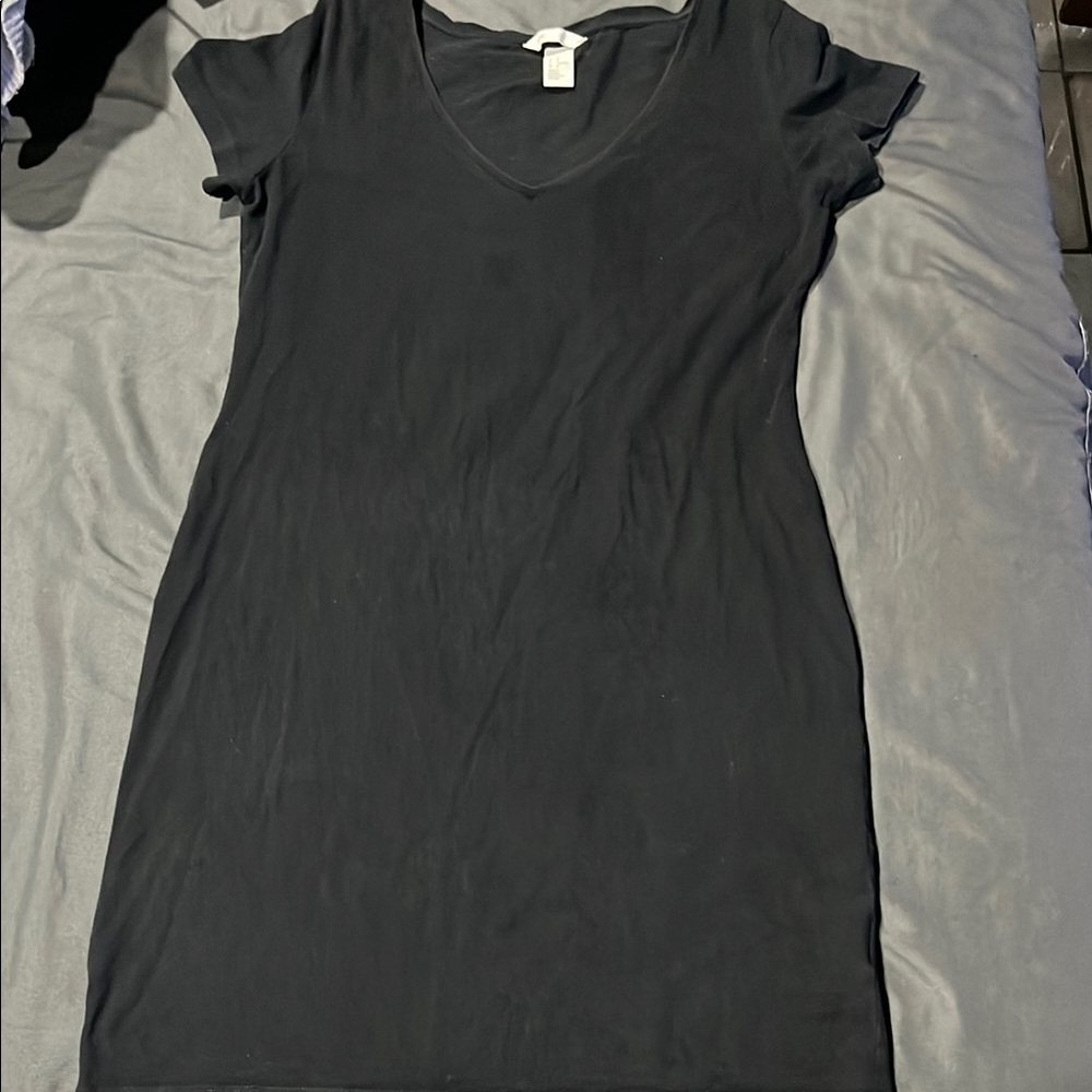 Classic Black V-Neck Women's Top